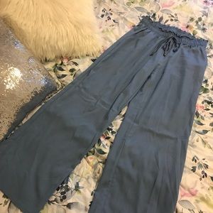 NWOT- Blue flared pants